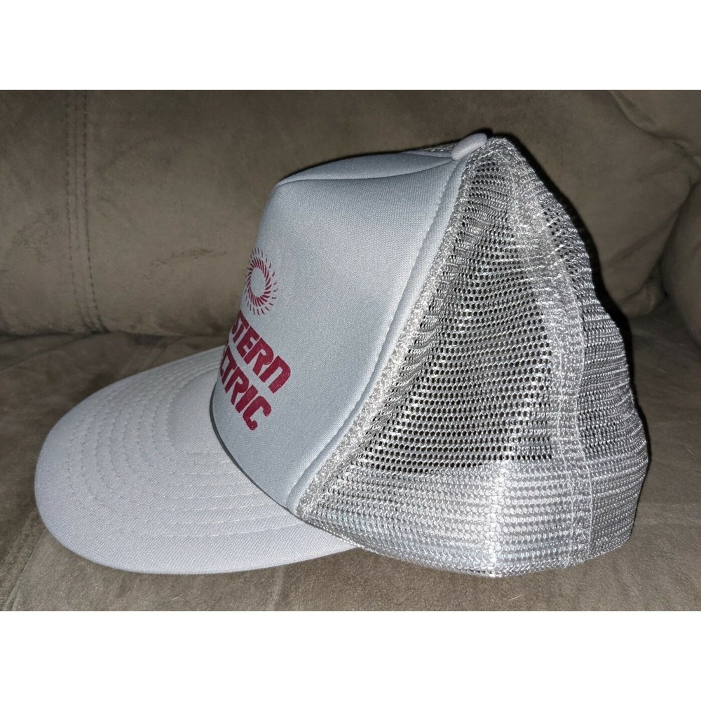 Eastern Electric Company Electrician foam Trucker Style snapback Hat Cap Vintage - Picture 3 of 7